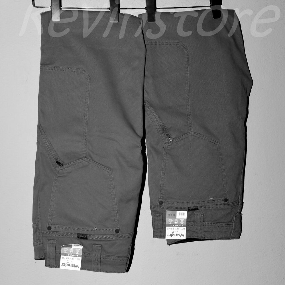 2 pairs Wrangler Men's Utility Pants Brown , Gray‎ . Price is for 2